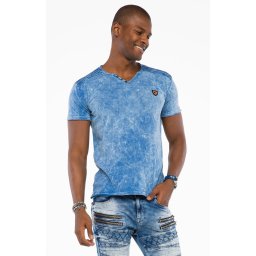 Tričko Cipo & Baxx CT497 blue