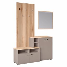 Kondela Predsieňová zostava, 138cm, toffee, natural, EBRAO