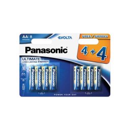 Batérie AA (R6) alkalická PANASONIC Evolta 8ks / blister