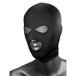 Bondage Beginner Black 3 Hole Hood