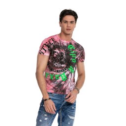 Tričko Cipo & Baxx CT641 Pink