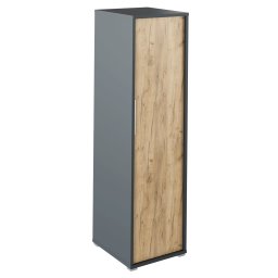 Kondela Vešiaková skriňa, grafit/dub artisan, RIOMA NEW TYP 20