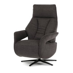 Autronic, Relaxačné kreslo, elektrické, zabudované ovládanie, hnedá látka, TV-B3973 BR2