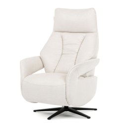 Autronic, Relaxačné kreslo, elektrické zabudované ovládanie, krémová, látka, TV-B3973 CRM2