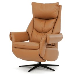 Autronic, Relaxačné kreslo elektrické, zabudované ovládanie, béžová koža, TV-B3980 BGE3