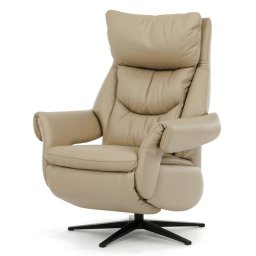 Autronic, Relaxačné kreslo elektrické, zabudované ovládanie, krémová koža, TV-B3980 CRM3