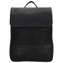 Čierny elegantný kožený batoh „Citylight“