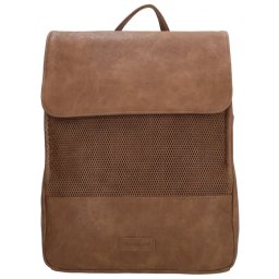 Tmavohnedý elegantný kožený batoh „Citylight“
