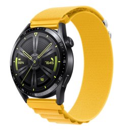 BStrap Nylon Loop remienok na Garmin Vivoactive 5, yellow