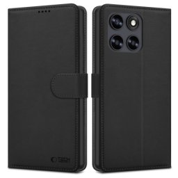 Tech-Protect Wallet knižkové puzdro na Motorola Moto G67 / G77, čierne
