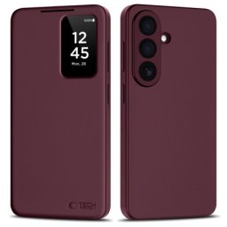 Tech-Protect Smart Wallet knižkové puzdro na Samsung Galaxy A57 5G, mulberry