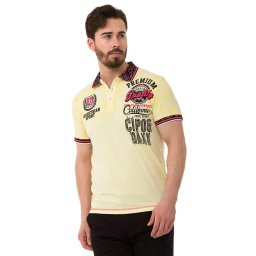Polokošeľa Cipo & Baxx CT738 yellow