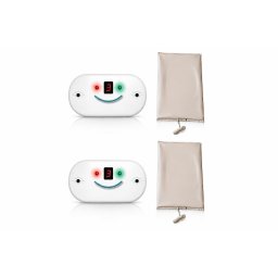 Baby Control Premium TWINS - 2 ks monitor dychu, 2 ks extra vek snmacie podloky