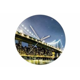 Nástenné hodiny WENKO 27 cm - Brooklyn Bridge