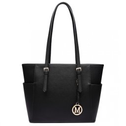 Čierna elegantná shopper kabelka „Celeste“