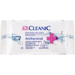 Cleanic ANTIBACTERIAL vlhčené obrúsky 15ks