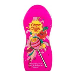 Disney CHUPA CHUPS Sprchový gél a pena do kúpeľa 2v1300 ml - Strawberry Swirl