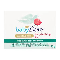Dove Baby sensitive care / rich moisture mydlo tuhé 90g