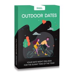 Spielehelden Outdoor Dates Kartová hra pre páry 55 milujúcich nápadov na rande svadobný darček v anglickom jazyku