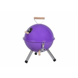 Záhradný vonkajší Mini BBQ gril - fialový
