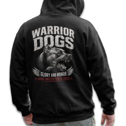 Mikina s kapucňou APBT UNITED - Warrior Dogs II (2026)