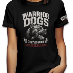 Dámske tričko APBT UNITED - Warrior Dogs II (2026)