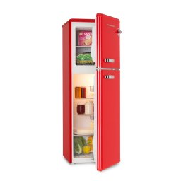 Klarstein Audrey, kombinovaná chladnička s mrazničkou, 98l/40l, Retro-Look, 2 úrovne