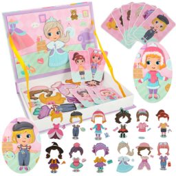 MG Magnetic Book magnetické puzzle, dolls