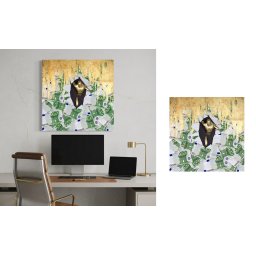 Moderný umelecký 3D obraz na stenu – Dirty Money 80 × 80 cm