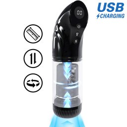 StrokeMate Suction Rotation and Thrusting Masturbator Pump