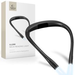 Tech-Protect LL200 LED lampa na krk, čierna