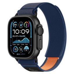 Tech-Protect Nylon Elite remienok na Apple Watch 44/45/46/49mm, navy / orange