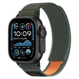 Tech-Protect Nylon Elite remienok na Apple Watch 44/45/46/49mm, green / orange