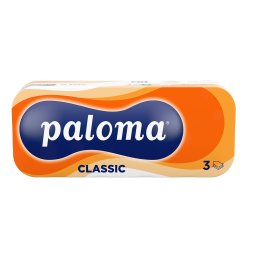 Paloma Classic toaletný papier 3vrst. 16ks 105 ustr.