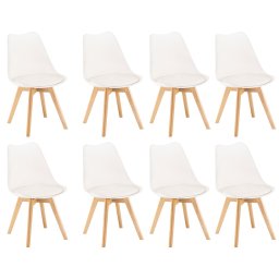 Silla tkezszk 8 db fehr sznben
