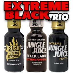 Poppers POPPERS EXTREME BLACK TRIO BALÍČEK (3x30ml)