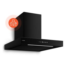 Klarstein Vapura horizontálna nástenná digestor | Elegantný, moderný, výkonný | Trieda A++ | 609 m³/h | 60 cm