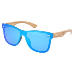 Modré polarizačné okuliare Wayfarer "Polar Hunter"
