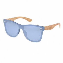 Strieborné polarizačné okuliare Wayfarer "Polar Hunter"