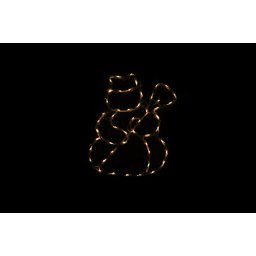 Vianočná LED dekorácia do okna - SNEHULIAK - 40 cm