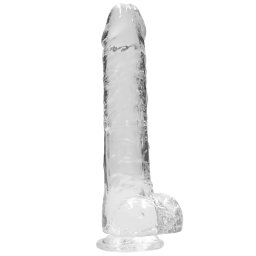 RealRock Crystal Clear Dildo (23cm)