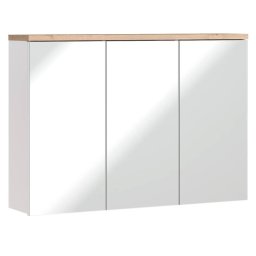 Skrinka so zrkadlom, 100cm, biela, BALI WHITE 845