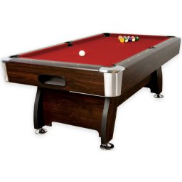 GamesPlanet® biliardový stôl PREMIUM, červený, 7 ft