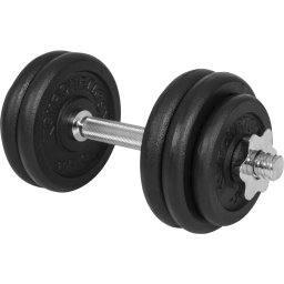 Gorilla Sports Sada liatinových činiek, 25 mm, 15 kg