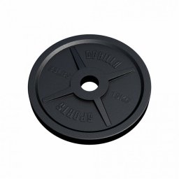 Gorilla Sports Záťažový kotúč 50/51 mm, liatina, 15 kg
