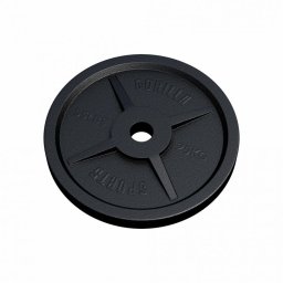Gorilla Sports Záťažový kotúč 50/51 mm, liatina, 25 kg