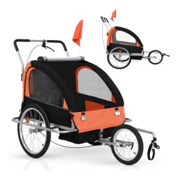 Jago príves za bicykel 2V1, oranžový