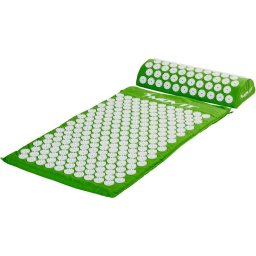 Akupresúrna podložka s vankúšom MOVIT 75 x 44 cm - zelená