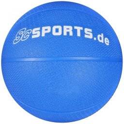 ScSPORTS Medicinbal gumový 6 kg, modrý