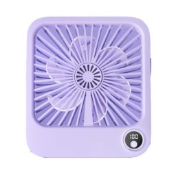 MG W30 bezdrôtový stolný ventilátor, fialový